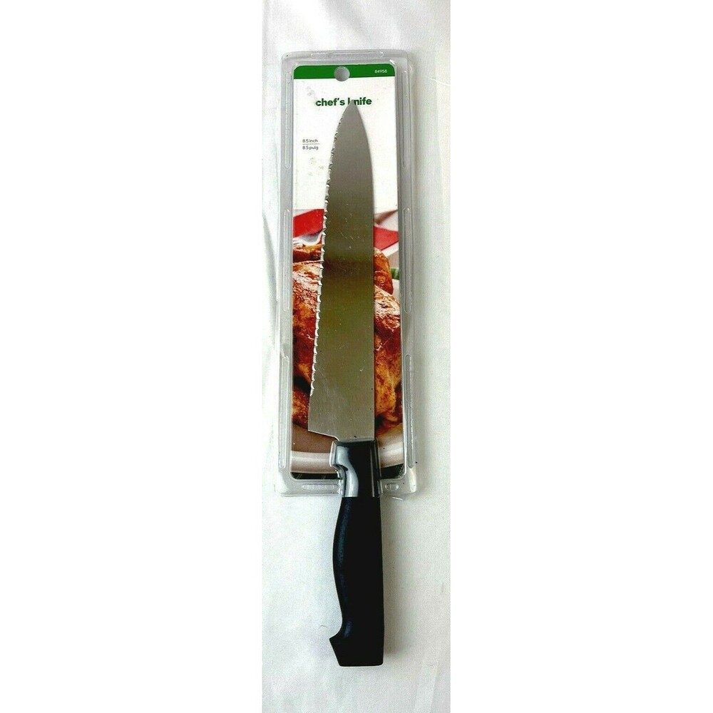Chef's Knife Stainless Steel Extra Large Blade 8.5" For Most Cooking Needs 84958